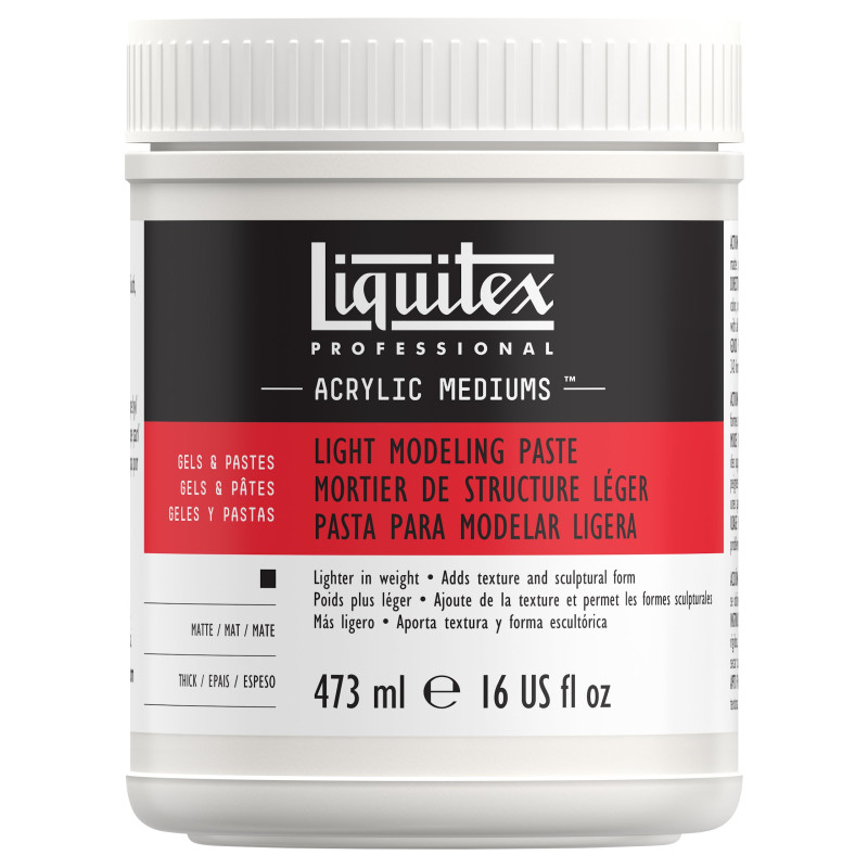 Gel mortier de structure léger – Liquitex – 473 ml