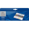 Boîte de peinture aquarelle fine 12 1/2 godets Blue Box