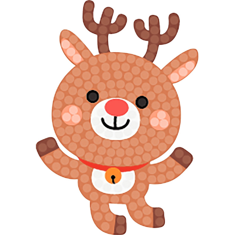 Kit de 10 stickers noel à diamanter