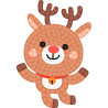 Kit de 10 stickers noel à diamanter