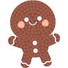 Kit de 10 stickers noel à diamanter