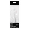Set de 5 couteaux à palette plastique