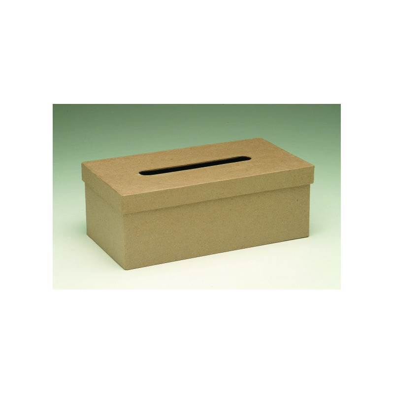 Boîte mouchoirs carton 25x14x9cm