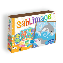Sablimage les poissons dauphins - Concept Box