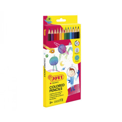 Crayons de couleurs x12 Jovi explore - Par 12