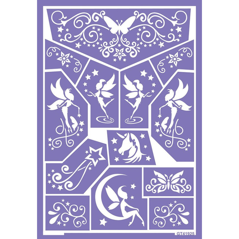 Pochoir Fairy