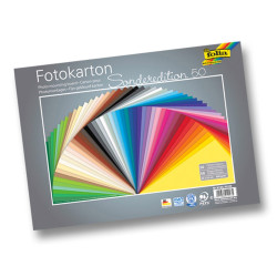 Pochette de 50 feuilles de papier carton pour photo montage Format 25x