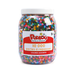 Baril 500g de 10 000 Perles à repasser Perlou