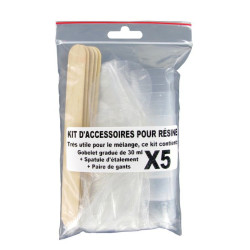 Kit d'accessoires pour résine