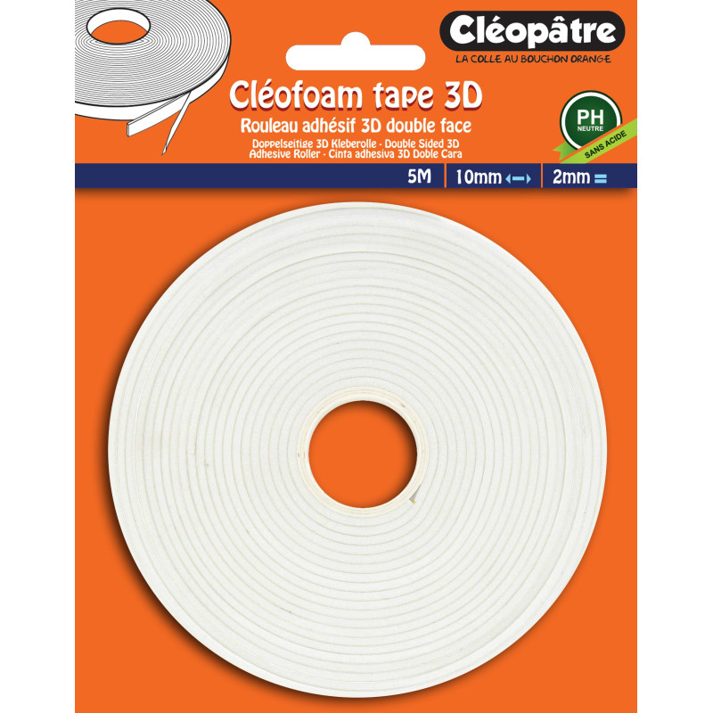 Cléofoam 3D tape rouleau