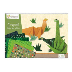 Boîte créative origami dinosaures