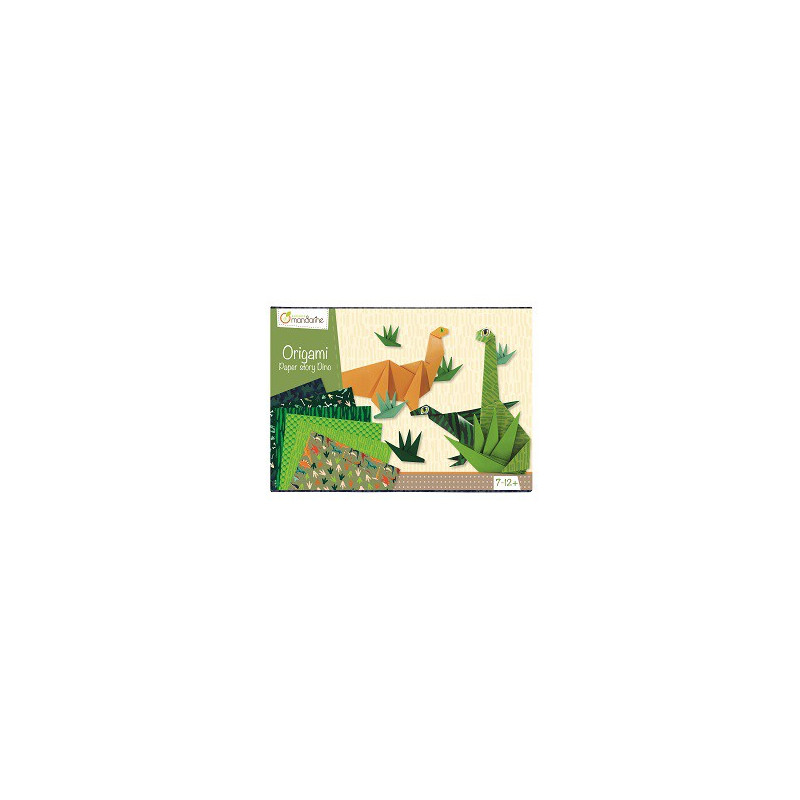 Boîte créative origami dinosaures