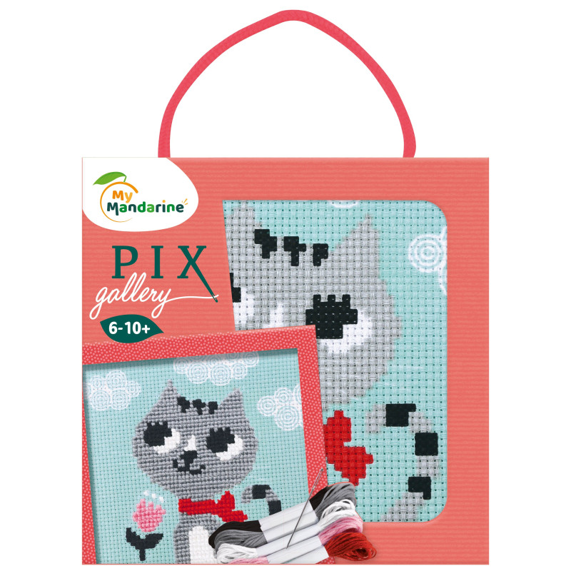 Kit point de croix Pix'Gallery chat