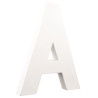 Lettres papier maché épaisseur 3 cm, hauteur 20,5 cm - I