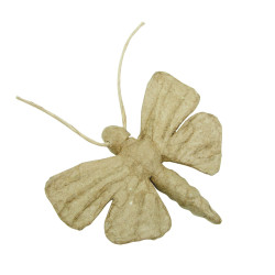 Papier maché déco Papillon 14 x 9 x 2 cm