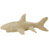 Papier maché déco Requin 17 x 8 x 7 cm