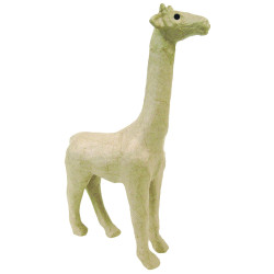 Papier maché déco Girafe 19 x 7 x 28 cm