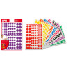 Gommettes permanentes rondes - Gommettes rondes diam 15 mm 4 couleurs