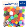 Pompons à trous x100