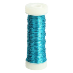 Fil décoration laqué 50g 0,5mmx25m - VERT POMME 01