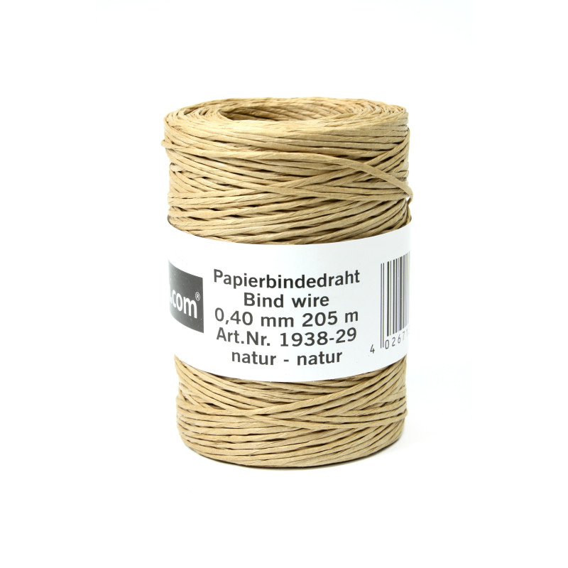 Fil à lier nature - 0.4mm x 205m