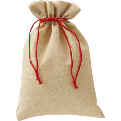 Sac toile de jute naturelle 17 x 25 cm