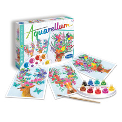 Aquarellum Les Cerfs enchantés