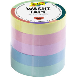 Rubans Washi Tape pastel