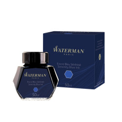 Flacon de 5cl d'encre Waterman bleue