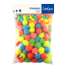 Pompons néon x300 assortis