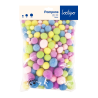 Pompons pastels x200