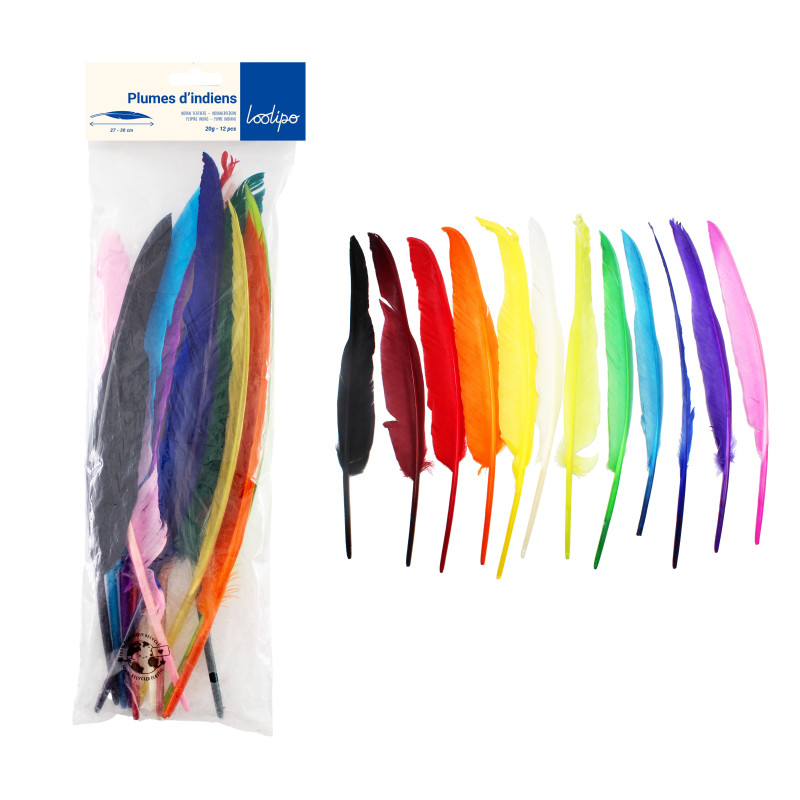 Plumes d'Indiens 27cm