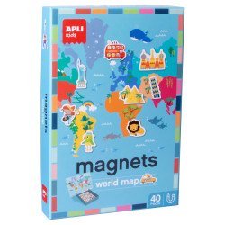 Jeux Magnets - Mappemonde