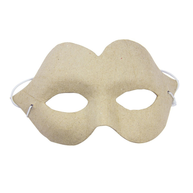 Papier maché masque Charme 5 x 16 x 9.5 cm