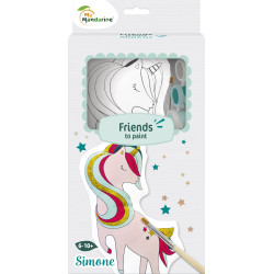 Les amis à peindre : Simone la Licorne