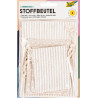 Sachet en tissu avec impression de motif, 3 tailles