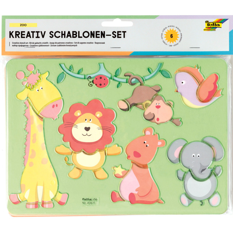 Kit pochoir - 3 modèles (x6) - Princesse (x6)