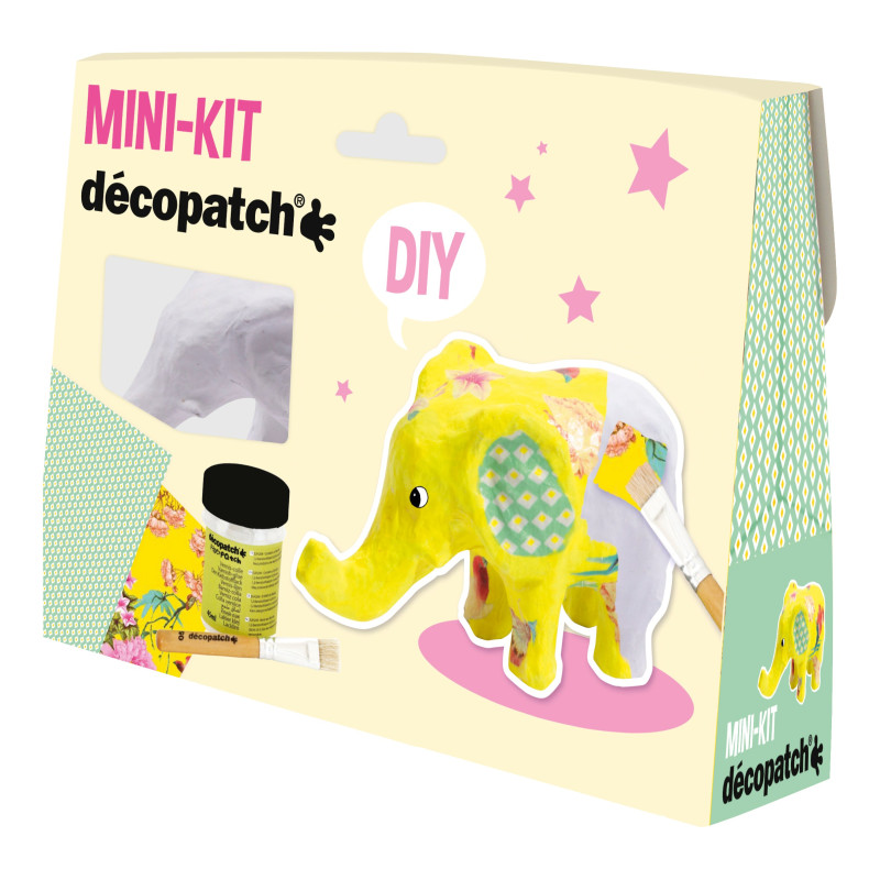 Mini Kit Décopatch Elephant