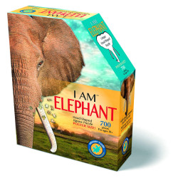 Coffret puzzle "I am" Elephant