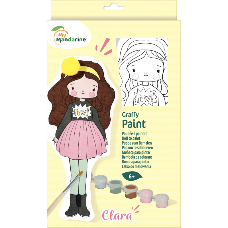 Poupée à peindre Clara