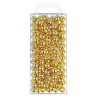 Perles métallisées en plastique couleur Or