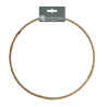 Anneau métallique + corde naturelle 25 cm - H+R The wire-man