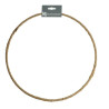 Anneau métallique + corde naturelle 35 cm - H+R The wire-man