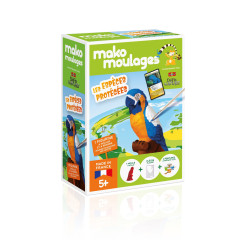 Kit moulage oiseau Ara bleu