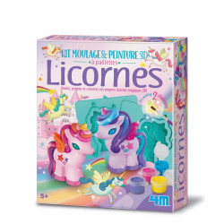 Kit DIY moulage 4M Licornes 3D