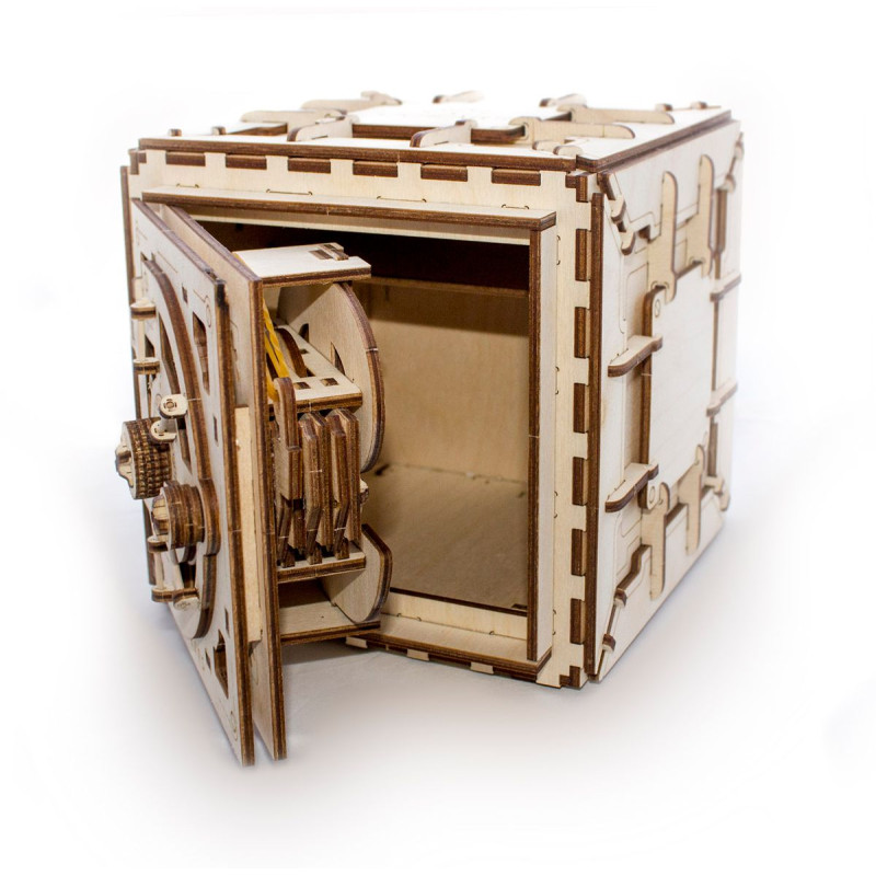 Kit maquette à construire Ugears "Coffre-fort"