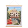Poster à diamanter 34 X 45 cm évasion Inde - Crystal art kit
