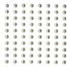 80 perles adhésives ivoire