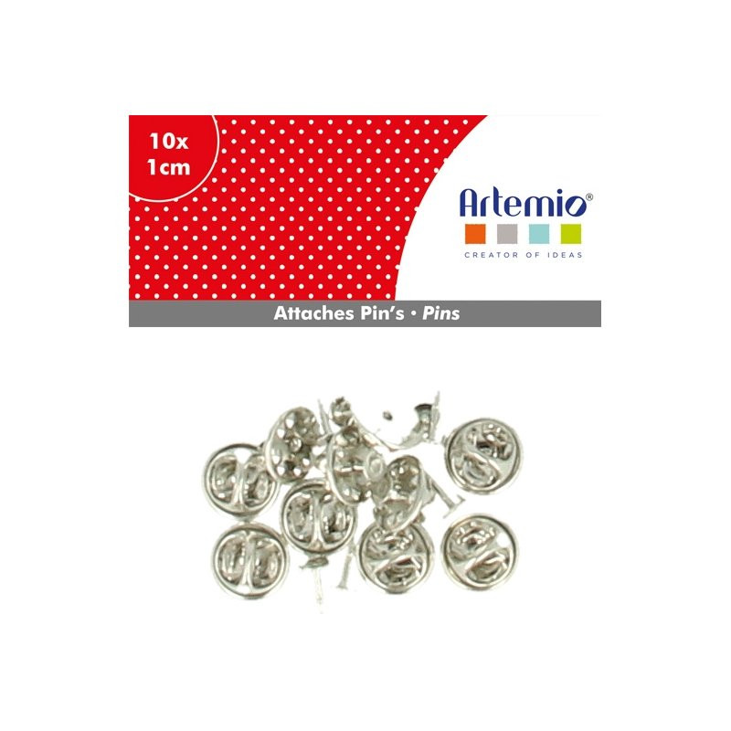 Attache pin's 1 cm X10