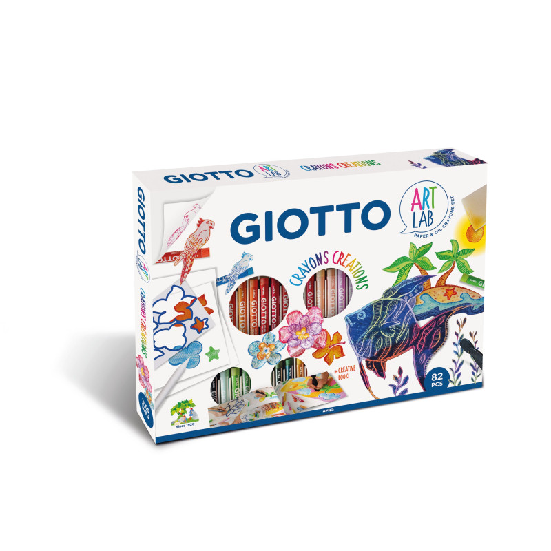 Coffret Art Lab 48 pastels à l'huile + accessoires